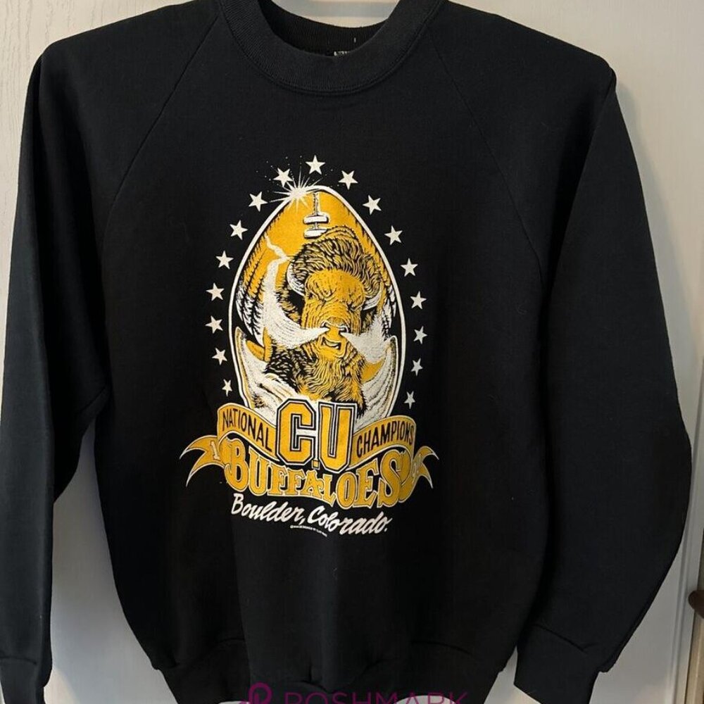 Colorado Buffaloes NCAA boulder sweatshirt shirt retro luismercado3533